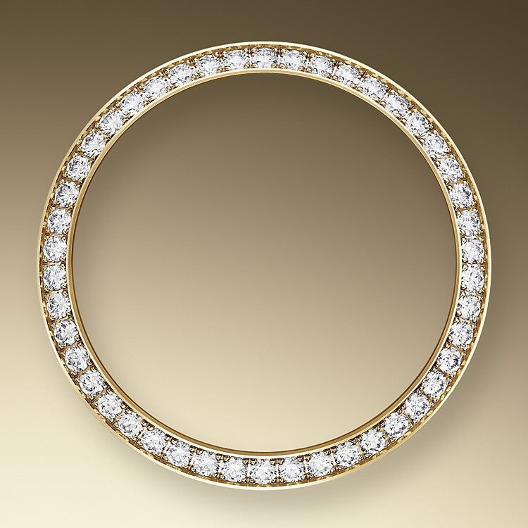 Datejust 31, Oystersteel, 18kt Yellow Gold and diamonds, Ref# 278383RBR-0029
