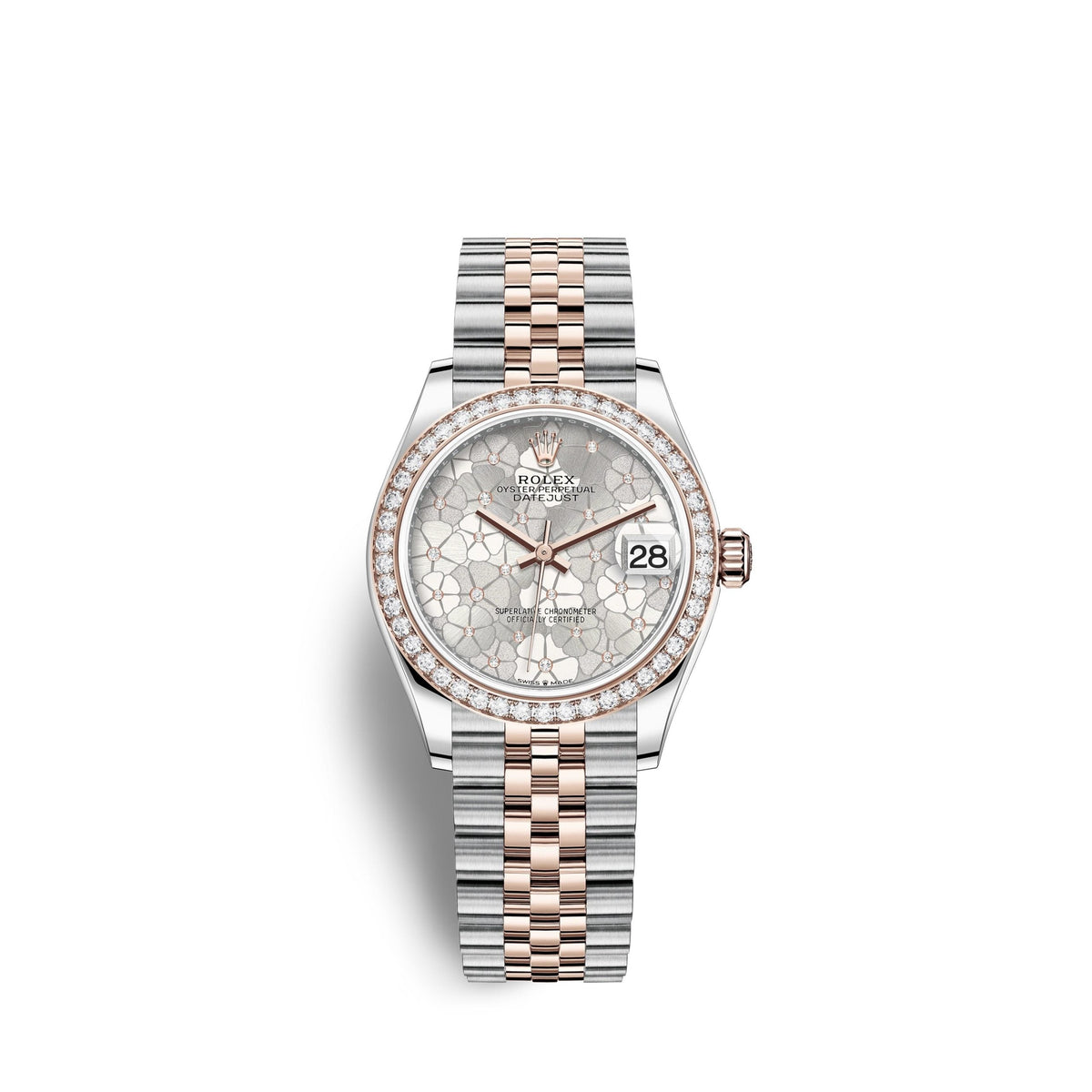 Datejust 31mm, Oystersteel and 18k Everose Gold, Ref# 278381rbr-0032
