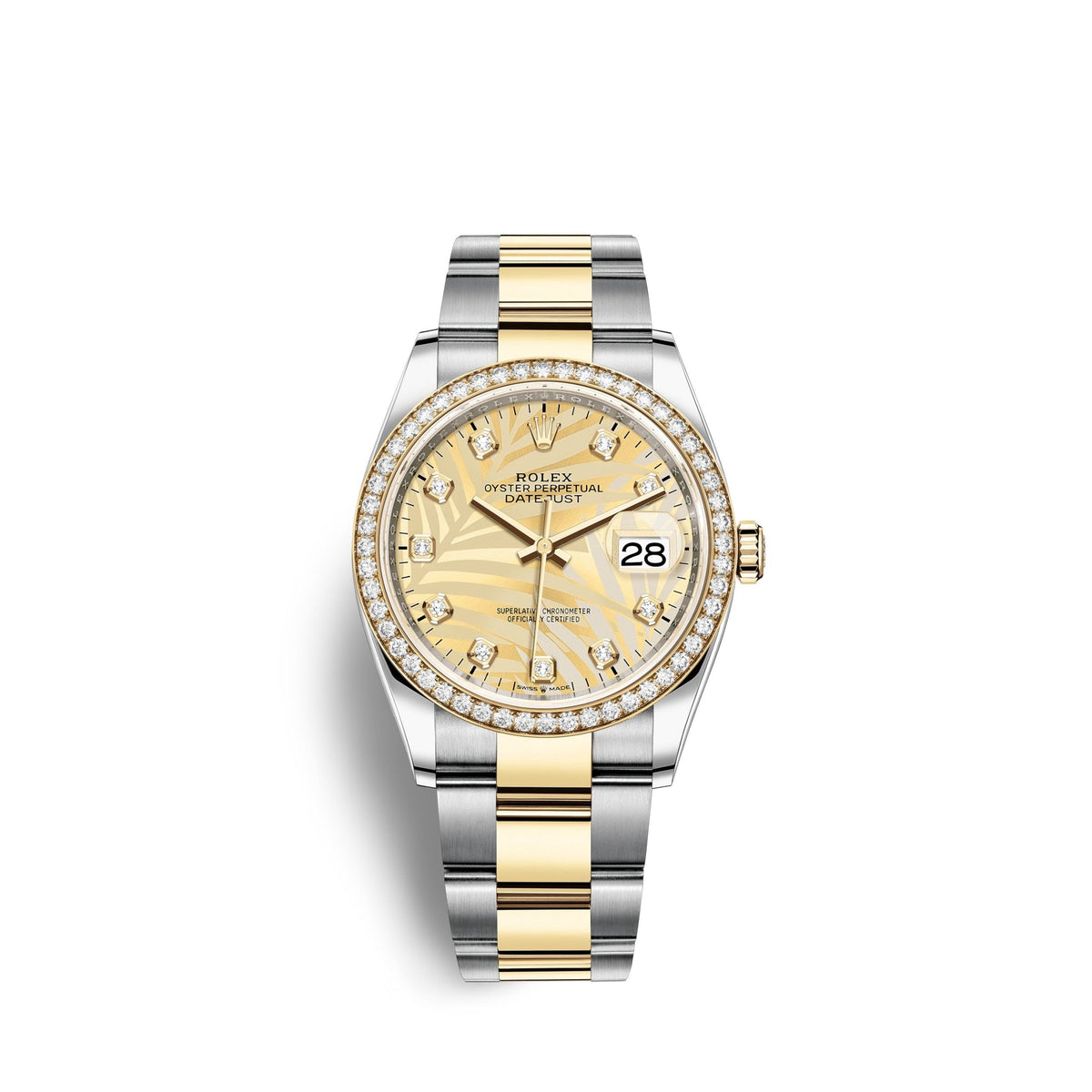 Datejust 36mm, Oystersteel and 18k Yellow Gold, Ref# 126283rbr-0030