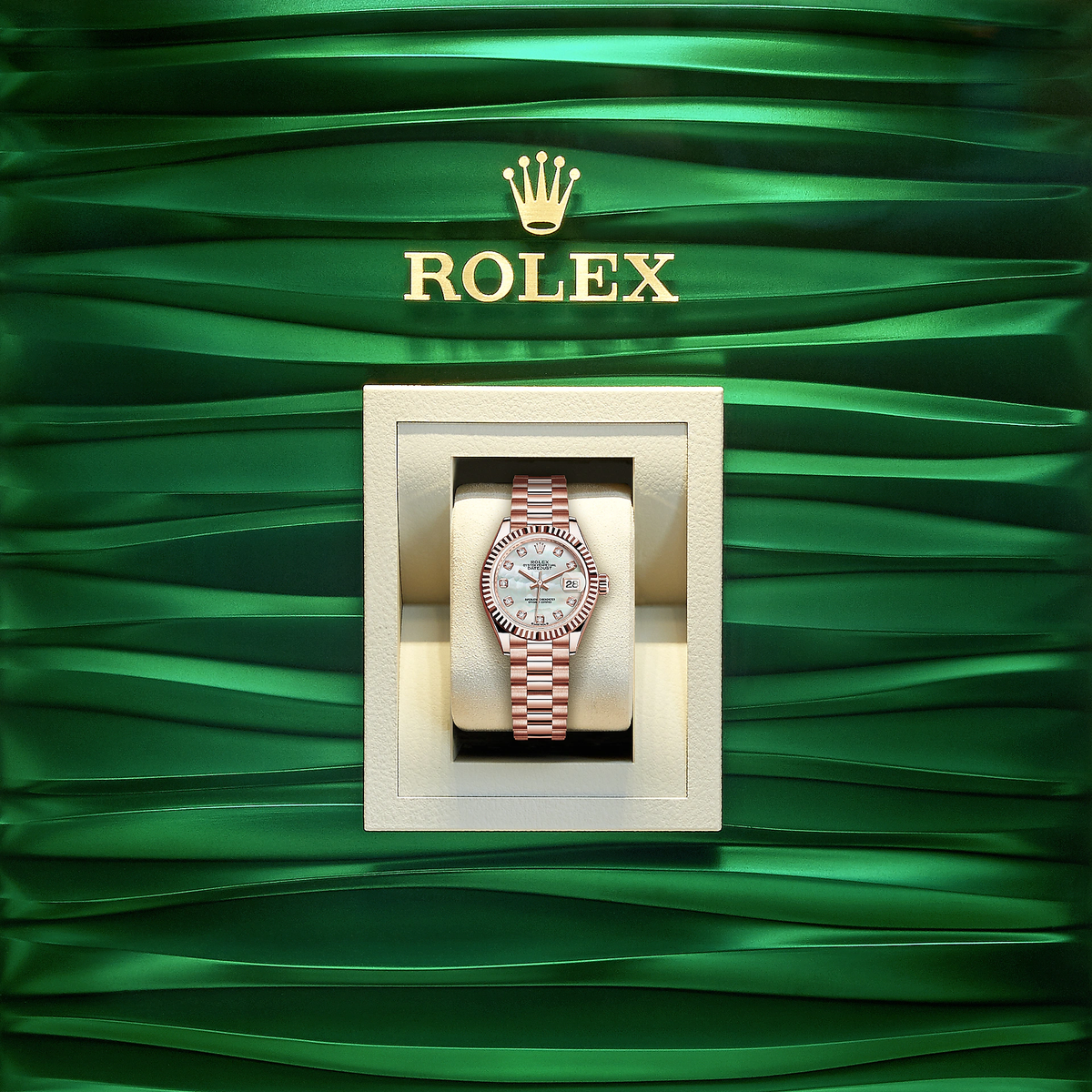 Lady-Datejust 28, 18k Everose Gold, Ref# 279175-0017