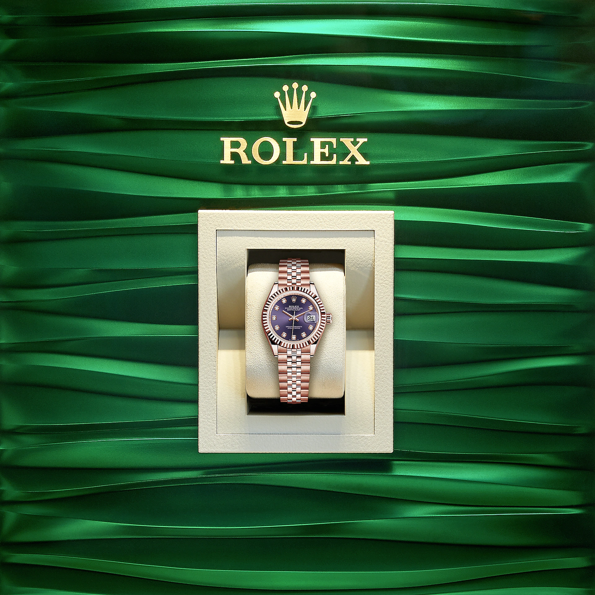Lady-Datejust 28, 18k Everose Gold, Ref# 279175-0020