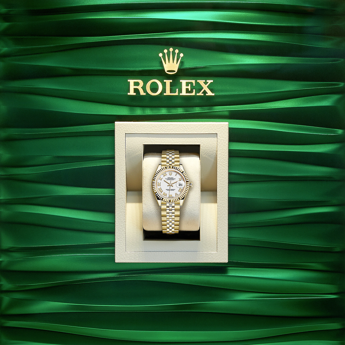 Lady-Datejust 28, 18k Yellow Gold, Ref# 279178-0030