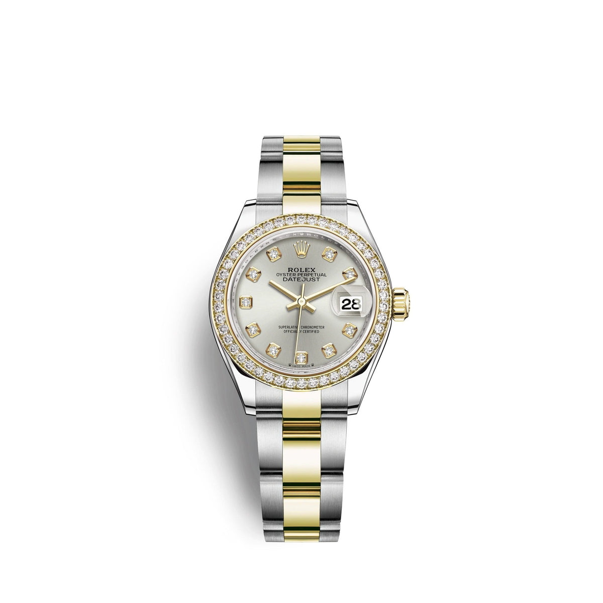 Lady-Datejust 28, Oystersteel and 18k Yellow Gold, Ref# 279383RBR-0008