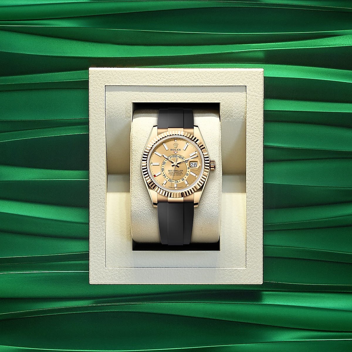 Sky-Dweller, 42mm, 18k Yellow Gold, Ref# 336238-0001