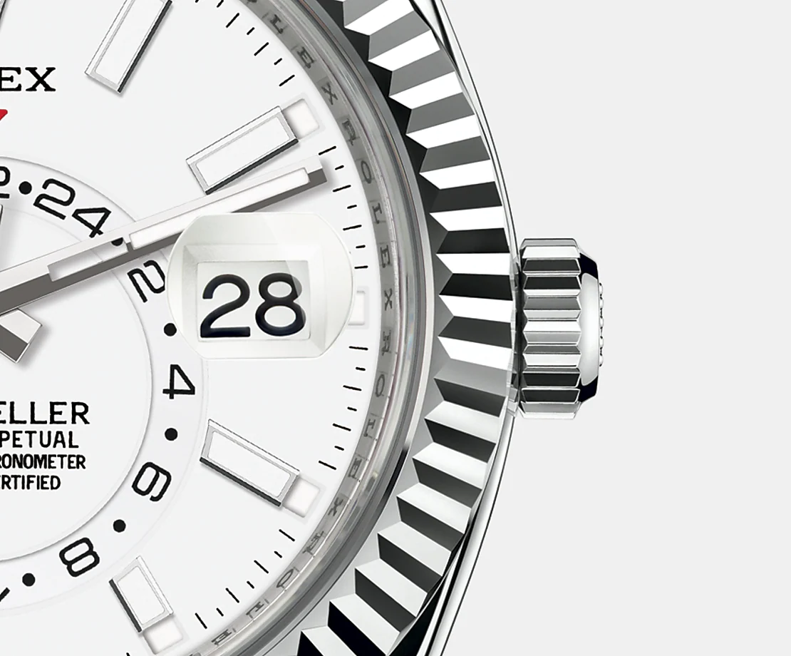 Sky-Dweller 40mm, Oystersteel and 18k White Gold, Ref# 326934-0001