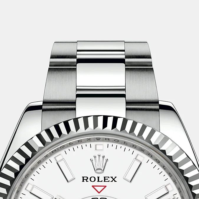 Sky-Dweller 40mm, Oystersteel and 18k White Gold, Ref# 326934-0001