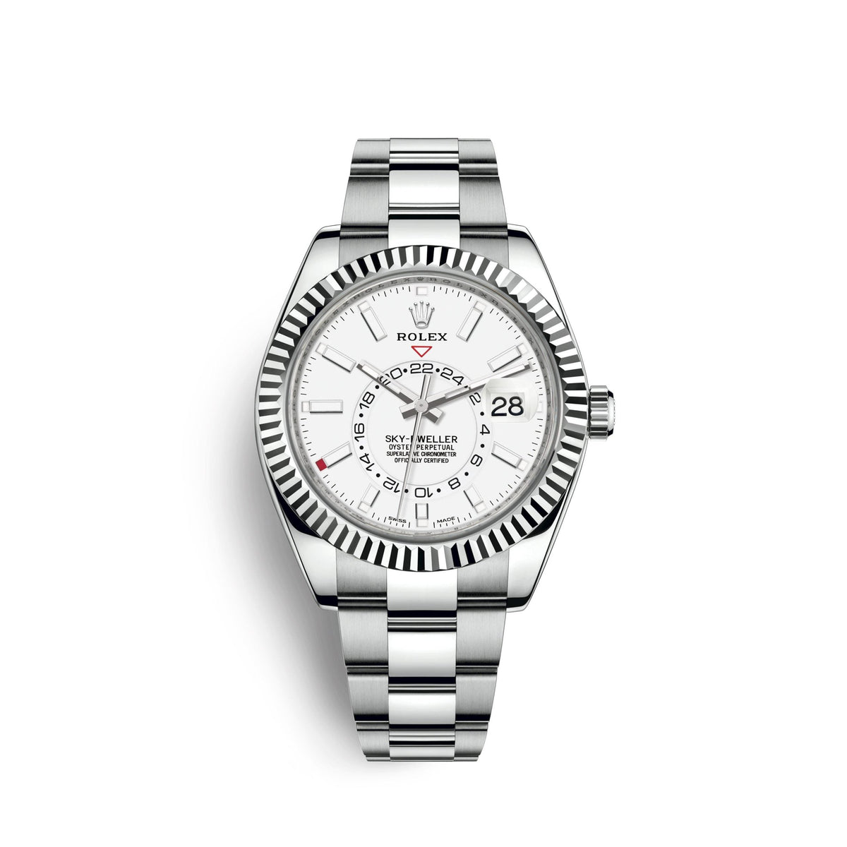 Sky-Dweller 40mm, Oystersteel and 18k White Gold, Ref# 326934-0001