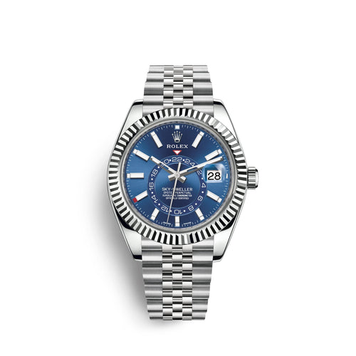 Sky-Dweller 40mm, Oystersteel and 18k White Gold, Ref# 326934-0004