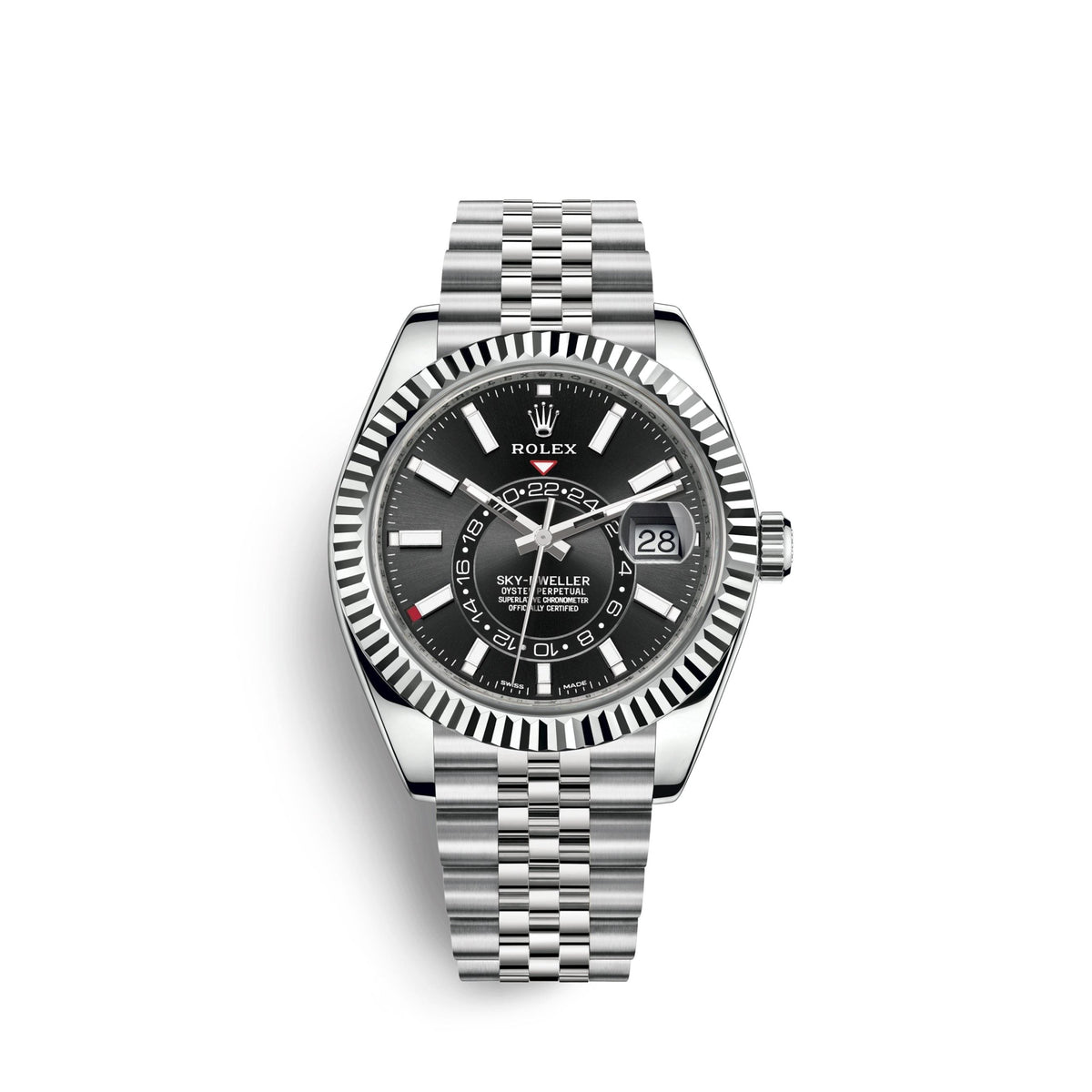 Sky-Dweller 42mm, Oystersteel and 18k White Gold, Ref# 326934-0006
